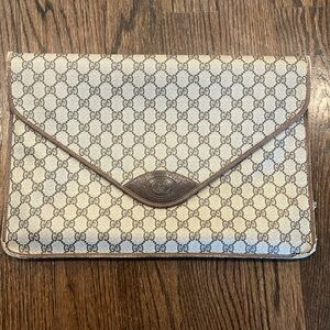Vintage Gucci laptop portfolio bag